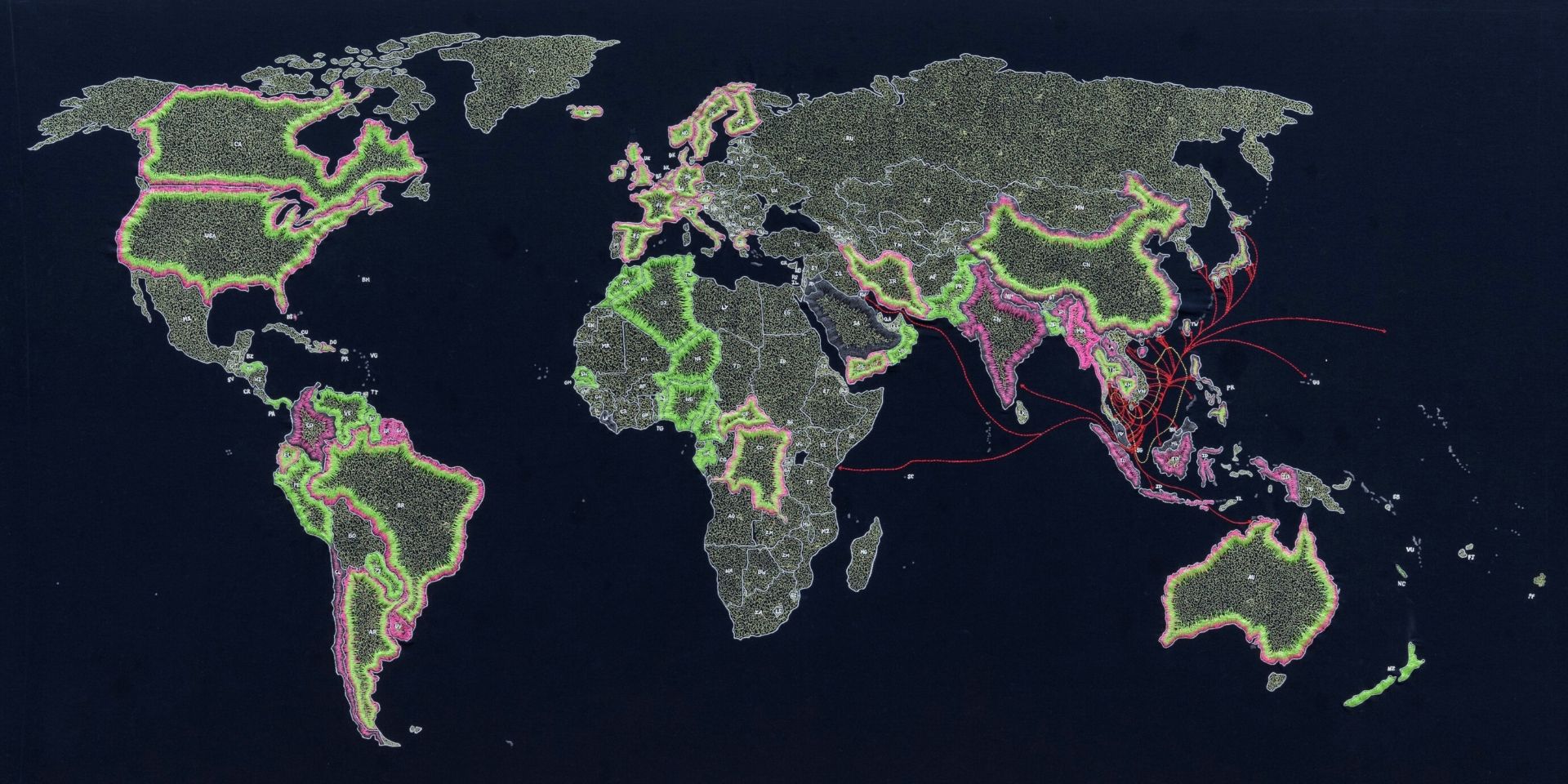 reconstructing an exodus history: boat trajectories, ports of first asylum and resettlement countries