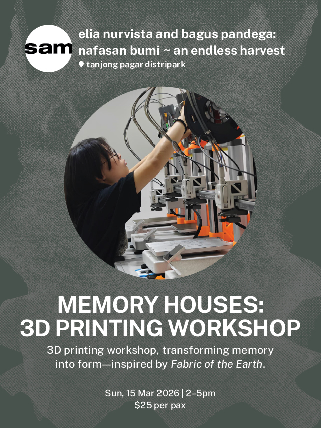 Memory Houses: 3D Printing Workshop (with ALT TAB, Bagus Pandega) 