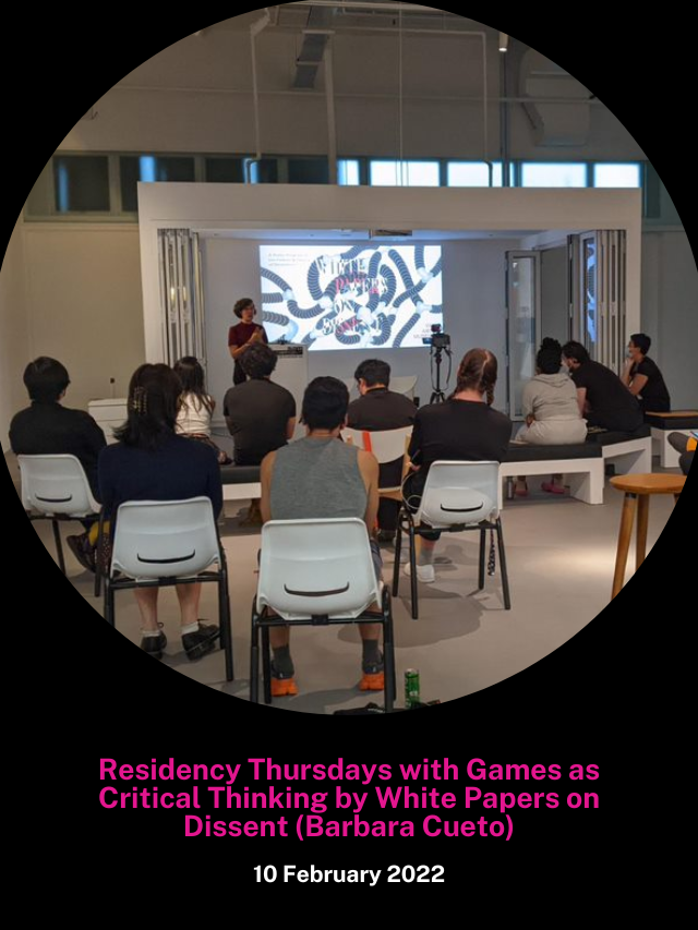 Residency Thursday with Barbara Cueto