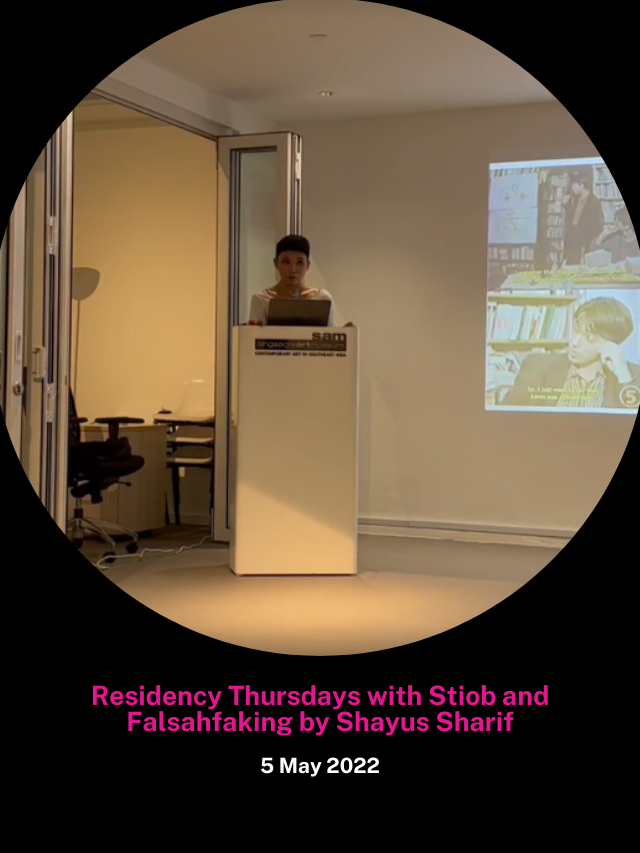 Residency Thursday with Bras Basah Open, Stiob and Falsahfaking